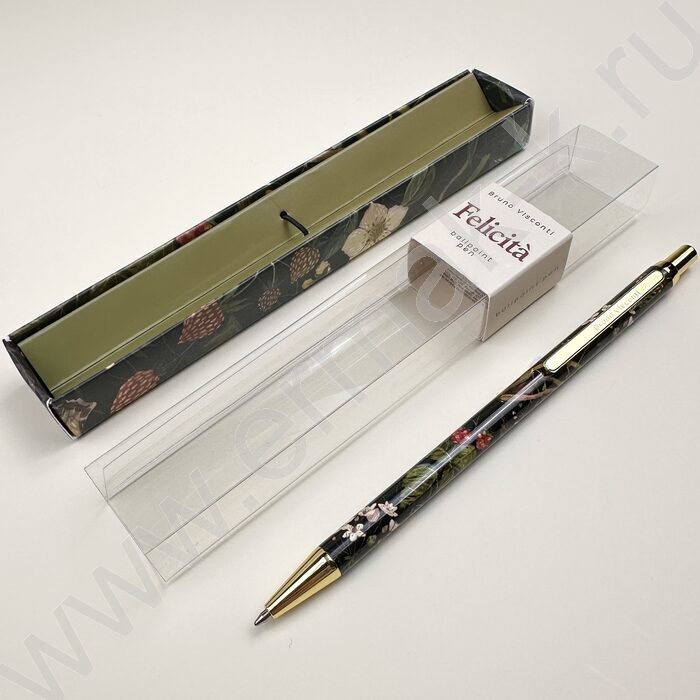 Ручка шар авт Flora.Лесные ягоды /мет. корп./ цвет чернил синий 0,7мм NEW | Фото 3