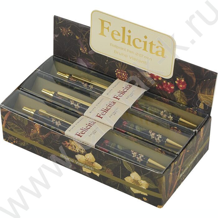 Ручка шар авт Flora.Лесные ягоды /мет. корп./ цвет чернил синий 0,7мм NEW | Фото 5