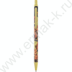 Ручка шар авт Flora.Lush Bouquet /мет. корп./ цвет чернил синий 0,7мм NEW | Фото 2