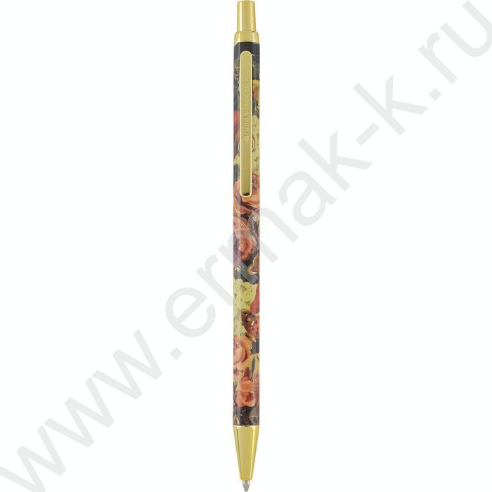 Ручка шар авт Flora.Lush Bouquet /мет. корп./ цвет чернил синий 0,7мм NEW | Фото 2