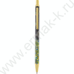 Ручка шар авт Fauna.Павлины /мет. корп./ цвет чернил синий 0,7мм NEW | Фото 2