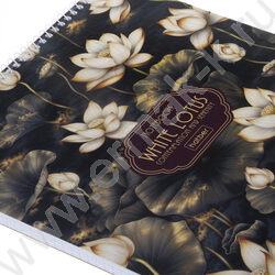 Блокнот  60л А4 спираль "Белый лотос" NEW | Фото 4