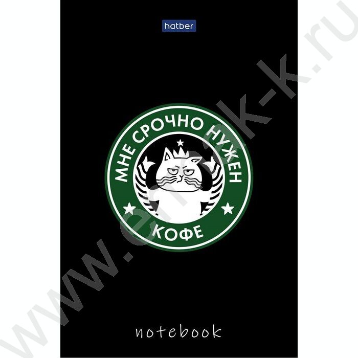 Блокнот  40л А6 "Coffee Story" /отрывная склейка, глянц. ламин,клетка | Фото 2