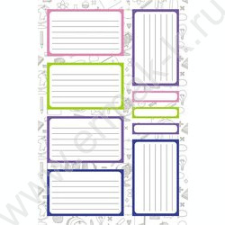 Набор наклеек А5 Универсальные NEW | Фото 2