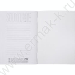 Тетрадь  96л А4 клетка "Арктический белый" /ламинац.SOFT-TOUCH/ NEW | Фото 3