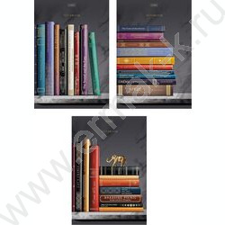 Тетрадь  96л А4 клетка "Золотые страницы" /мат.лам./3D фольга/ ассорти NEW | Фото 1