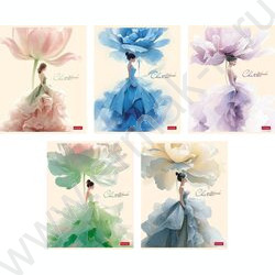 Тетрадь  48л клетка "CHARM" /ламинация Soft-touch/ ассорти NEW | Фото 1