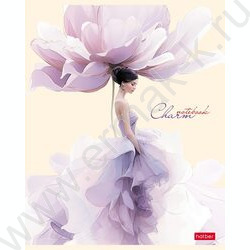 Тетрадь  48л клетка "CHARM" /ламинация Soft-touch/ ассорти NEW | Фото 4