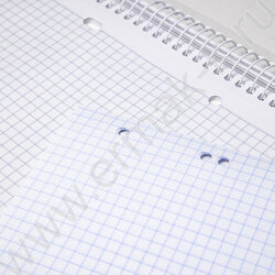 Тетрадь 160л А4 клетка/спираль/тв.обл./4цв.раздел.,многоуров.перфорация "Dream" глянц. лами NEW | Фото 2