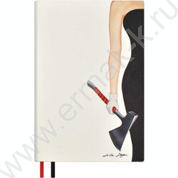 Ежедневник н/дат А5 160л Escalada.#ЮЛИЯ ДОГАН.CRISIS EXITING /мягкий переплёт,иск.кожа "Наппа",т NEW | Фото 1