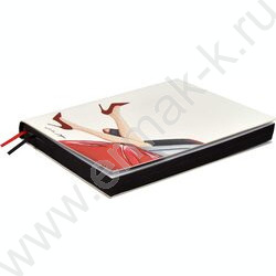 Ежедневник н/дат А5 160л Escalada.#ЮЛИЯ ДОГАН.WRONG EXPECTATIONS/мягкий переплёт,иск.кожа "Наппа NEW | Фото 2