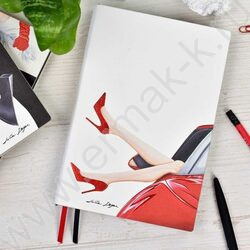 Ежедневник н/дат А5 160л Escalada.#ЮЛИЯ ДОГАН.WRONG EXPECTATIONS/мягкий переплёт,иск.кожа "Наппа NEW | Фото 9