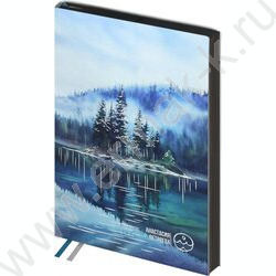 Ежедневник н/дат А5 160л Escalada.#АФФИРМАЦИИ.АНАСТАСИЯ ПЕТРЯЕВА.уман над островом /мягкий переп NEW | Фото 1