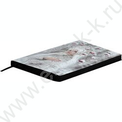 Ежедневник н/дат А5 120л Escalada.#МАРГАРИТА КАРЕВА.Рябина/мягкий переплёт,иск.кожа "Наппа",тисн NEW | Фото 3