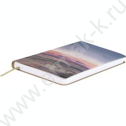 Зап. книжка 96л А6 Escalada.#ДМИТРИЙ ШВЕЦОВ,Морской пейзаж/мягкий переплёт, иск.кожа "Наппа",тис NEW | Фото 3