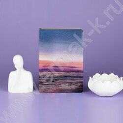 Зап. книжка 96л А6 Escalada.#ДМИТРИЙ ШВЕЦОВ,Морской пейзаж/мягкий переплёт, иск.кожа "Наппа",тис NEW | Фото 9