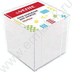 Бумага д/записей  9*9*9см пласт/бокс белый 100г/м², 92% NEW | Фото 1