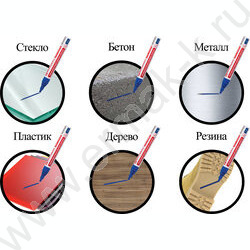 Маркер-краска /синий/ 4мм круг /без ксилола "PROFESSIONAL" NEW | Фото 9