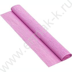 Бумага креповая 50*250см Холодный розовый 70г/м2 коэф.растяжения 100% NEW | Фото 1