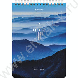 Блокнот  60л А5 спираль "Безмятежность" /клетка, жесткая подложка NEW | Фото 4