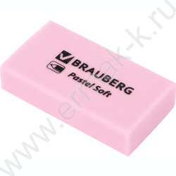 Ластик прямоугольный "PASTEL SOFT" /45*25*10мм, экологичный ПВХ /ассорти NEW | Фото 4