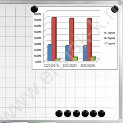 Магнит д/белой доски 30мм /10шт "BLACK&WHITE" /усиленные /черные NEW | Фото 6
