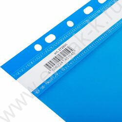 Скоросшиватель пл  140/180 мкм синий, прозрач. вверхний лист NEW | Фото 5