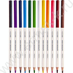 Карандаши акварельные 12цв Supremo aqua /круглый корпус /карт.коробка NEW | Фото 3