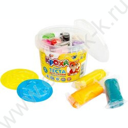 Тесто д/лепки  12цв 330г с формочками NEW | Фото 3