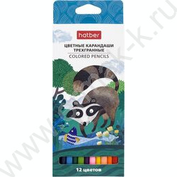 Карандаши  12цв Colora /трехгранные /карт. короб с европодвесом NEW | Фото 1