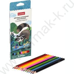 Карандаши  12цв Colora /трехгранные /карт. короб с европодвесом NEW | Фото 2