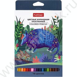 Карандаши  18цв Colora /трехгранные /карт. короб с европодвесом NEW | Фото 1