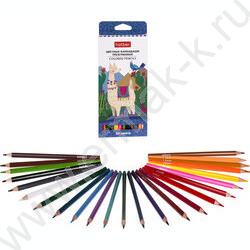 Карандаши  24цв Colora /трехгранные /карт. короб с европодвесом NEW | Фото 2