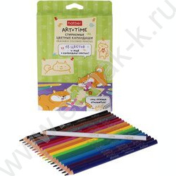 Карандаши пластиковые стираемые 18цв  + 1 карандаш-ластик Art-Mate /карт. короб. с европодвесом NEW | Фото 3