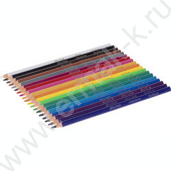 Карандаши пластиковые стираемые 18цв  + 1 карандаш-ластик Art-Mate /карт. короб. с европодвесом NEW | Фото 4