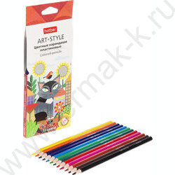 Карандаши пластиковые 12цв Art-Style /карт. короб. с европодвесом NEW | Фото 3