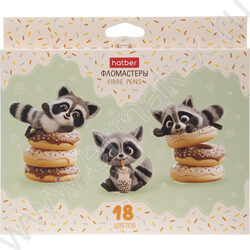 Фломастеры  18цв Вот Енот  /карт. короб. с европодвесом NEW | Фото 1