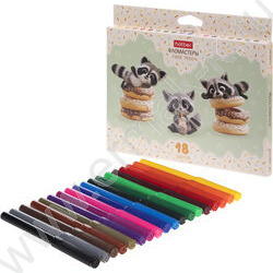 Фломастеры  18цв Вот Енот  /карт. короб. с европодвесом NEW | Фото 3