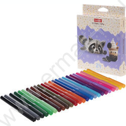 Фломастеры  24цв Вот Енот  /карт. короб. с европодвесом NEW | Фото 3