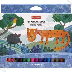 Фломастеры  18цв Colora  /карт. короб. с европодвесом NEW | Фото 1