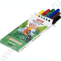 Фломастеры   6цв Colora  /карт. короб. с европодвесом NEW | Фото 2