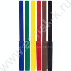 Фломастеры   6цв Colora  /карт. короб. с европодвесом NEW | Фото 3