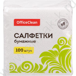 Салфетки 100шт 24*24см белые /1 слойн. NEW | Фото 2