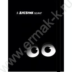 Дневник 1-4кл. /тв.обл./выб.лак/резинка "Взгляд-1" NEW | Фото 1
