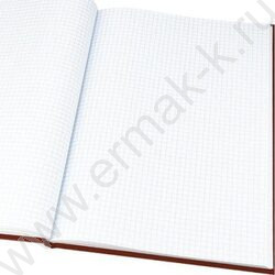 Книга Учёта  96л клетка б/вин Коричневый NEW | Фото 3