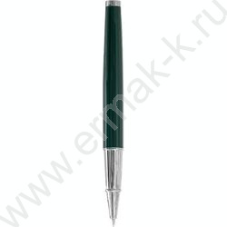 Ежедневник н/дат 14,5*21 116л+металлическая ручка/кожезаменитель под нубук, зелёный цвет, металл | Фото 3
