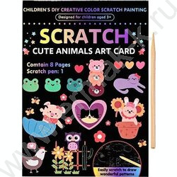 Набор д/творчества Гравюра в книге 13*18см 8л. с контуром, деревянная палочка в комплекте,ОПП-уп NEW | Фото 1