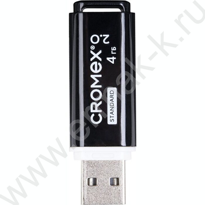 Съемный носитель информации  4GB USB Flash Drive <USB 2.0> черный "Standard" | Фото 2