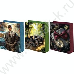 Пакет подарочный бумажный 18*23см Мужской микс NEW | Фото 1