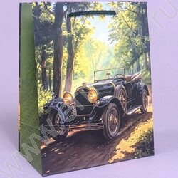 Пакет подарочный бумажный 18*23см Мужской микс NEW | Фото 4